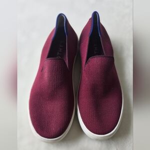 Rothy's Burgundy Slip-On Sneakers